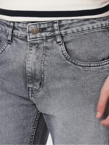 Image of Neostreak Men's Regular Fit Heavy Washed Jeans Stretchable