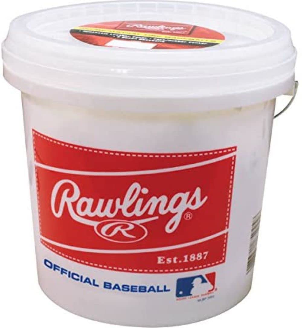 Rawlings | Official League Recreational Use Practice Baseballs | Youth/8U | R8U | Bucket | 24 Count