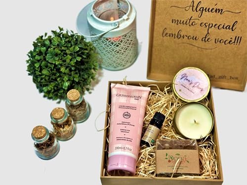 Cesta de presente Spa Presente de aniversário Kit de Presente Hid...