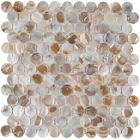 Merola Tile Conchella Natural Shell Tile Cover