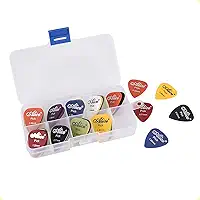 Kit Palheta Alice 20 Unidades Para Guitarra, Violão E Baixo