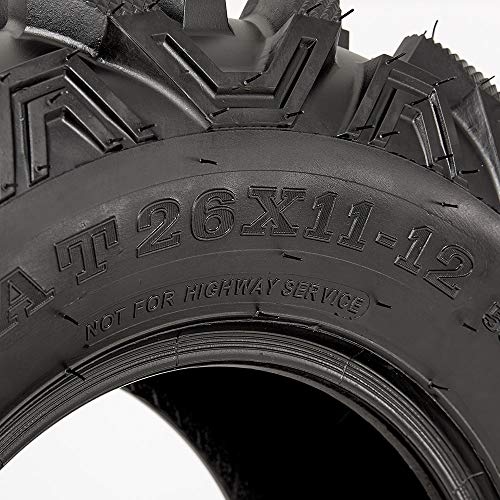 image for VANACC 26x9-12 26x11-12 ATV Tires Complete Set of 4 ATV UTV Tires 26x9