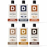 Duke Cannon THICK Body Wash 6‑Pack (18 oz) – Bourbon, Midnight Swim, Sawtooth, Buck Moon, Wayfinder & Old Glory – 3× Thicker, Mineral‑Enriched, Sulfate‑Paraben‑Phthalate Free Men’s Shower Gel