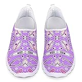 Chaqlin Cute Purple Nurse Sneakers para Mujer Moda para Muje