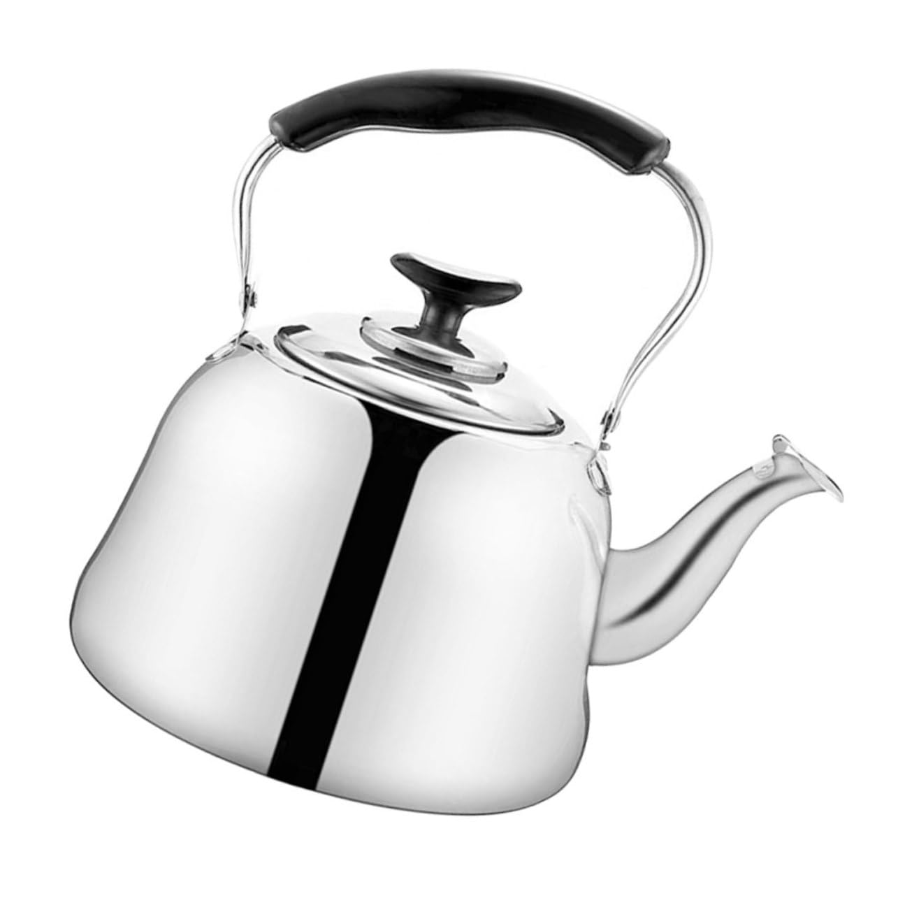 Tetera de Acero Inoxidable con emisión de Sonido, colador de té, hervidor de Agua, Mango Resistente al Calor, antiescaldaduras, para Uso doméstico y hostelería.