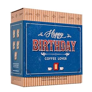 Verjaardag Koffie Cadeaus Voor Mannen & Vrouwen – 5 Unieke Koffiezakjes Set Met Premium Gemalen Koffie Uit De Hele…