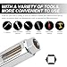 dawfall Car Sensor Sleeve, Car Sensor Disassembly and Assembly Tools, Side Opening Drive Offset Sensor Socket, 3/8 Hexagonal Nut Slotted Design Sensor Sleeve Wrench, Universal for Most Cars (Silver)