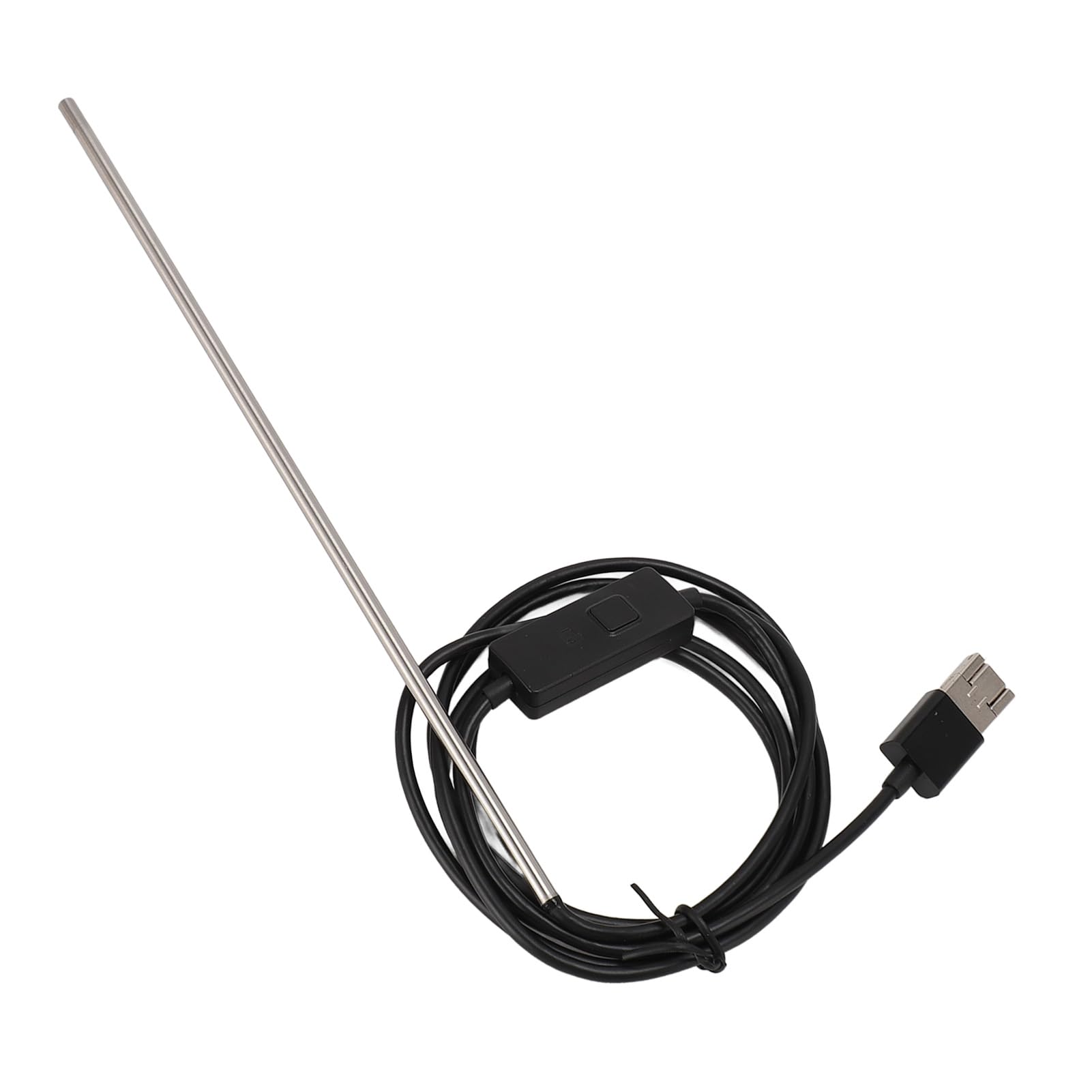 Boroskop Przemysłowy, Endoskop USB HD 720P z 6 Diodami LED i sondą IP67, Idealny do Napraw Samochodowych, Inspekcji Rur Kanalizacyjnych, Telefonu i Tabletu (3.9MM)