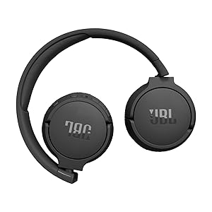 JBL Tune 670NC - Adaptive Noise Cancelling with Smart Ambient Wireless On-Ear Headphones, Up to 70H Battery Life with Speed Charge, Lightweight, Comfortable and Foldable Design (Black)