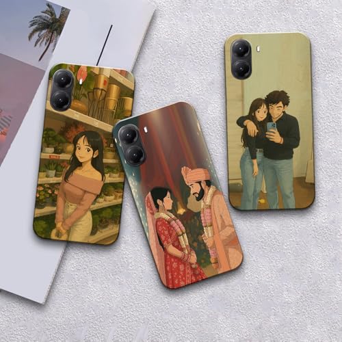 Image of COLORflow Back Cover Compatible with Poco X7 Pro 5G | Ghibli Studio Style Customized Back Cover Compatible with Poco X7 Pro 5G