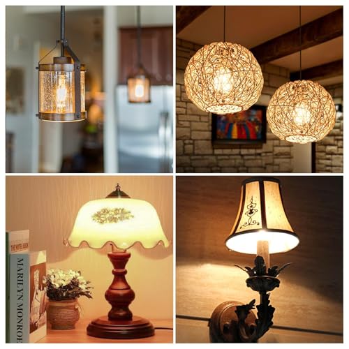G45 B22 LED Bulb Dimmable 4W Warm White 2700K, 400LM, B22 40W Equivalent, AC 220V, Golf Ball Large Bayonet Cap, P45 LED Filament Bulb, BC Mini Globe Bulbs, 6PCS - Image 5