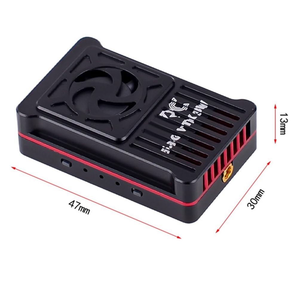 Trasmettitore Video FPV Ad Alta Potenza da 5.8G 3W VTX A 48 Canali per Droni FPV A Lungo Raggio e Modelli RC, Supporto per Batterie da 2-8S