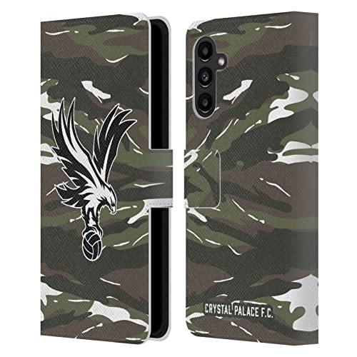 Housse cuir Samsung Galaxy A13 5G anti-choc camouflage Crystal Palace FC