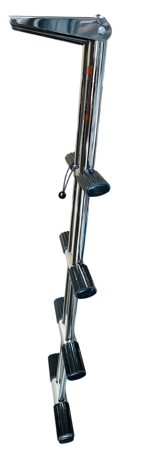 TREPPE Échelle télescopique en acier inoxydable pour bateaux 4 marches