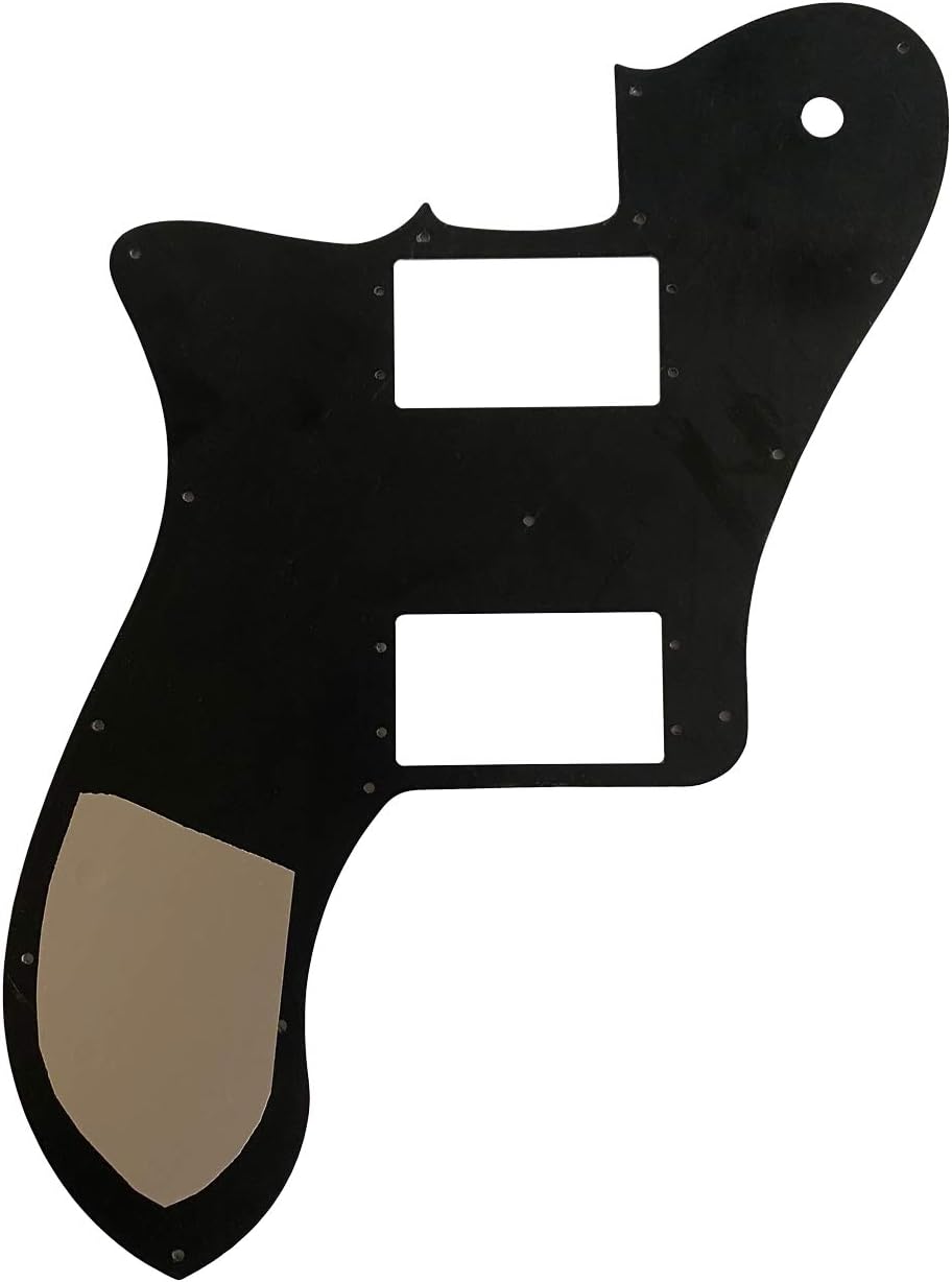 Custom Guitar Pickguard For US 72 Telecaster Deluxe Re-Issue (4 Ply Black Pearl)