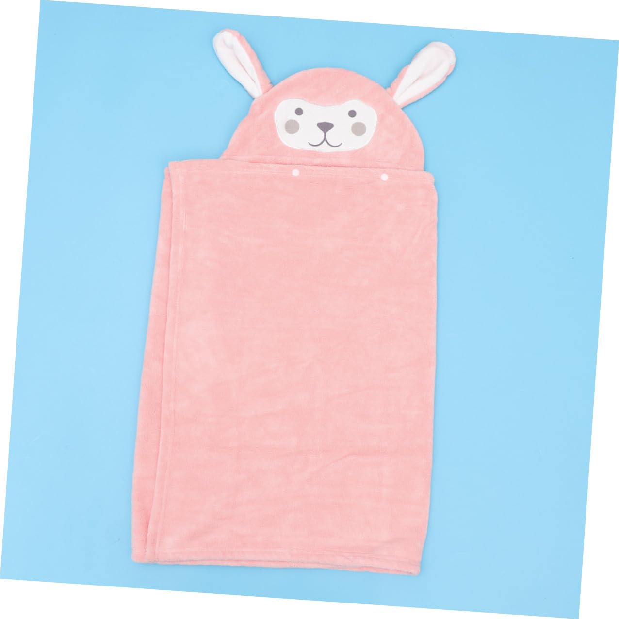 Angoily Polar Toalla Suave Capucha Baño de Forro Coral para Niños