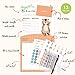 Baby's First Year Calendar with Stickers by Bright Day - 1st Year Tracker - Baby Memory Book for Girls to Document and Cherish Baby First Year Milestones,- Milestone Keepsake for Baby Boy with Pocket