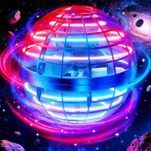 Flying Orb Ball Toy 2025 Hover Soaring Nebula,Hand Controlled Boomerang Galactic ifly Spinner Kids Adults Outdoor Birthday Gift Cool Stuff for Boys Girls 6 7 8 9 10+ Year Old (biue)