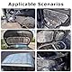 JDCMEI 6 Stück Dämmmatte, 250 x 180 x 5mm Auto Schallschutzmatte, Isolierung Matte Schallschutz, Selbstklebend KFZ Lärmschutz, Alubutyl Auto Dämmplatten für Lärmschutz, Antivibration und Schallschutz