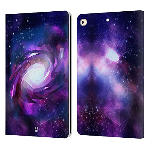 Étui en Cuir Premium Head Case Designs Spirale Univers Découverte pour Apple iPad 9.7 2017