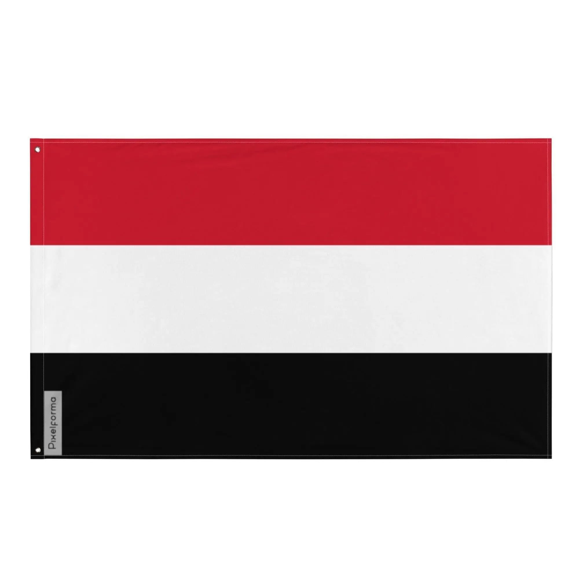 Drapeau du Yémen toutes tailles Pixelforma en polyester résistant extérieur intérieur à œillets