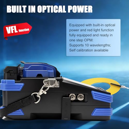 Image of Fiber Optic Fusion Splicer 2026 Four Motor Core Alignment - Fully Automatic FTTH Splicer - 5S Heating, 15S Splicing