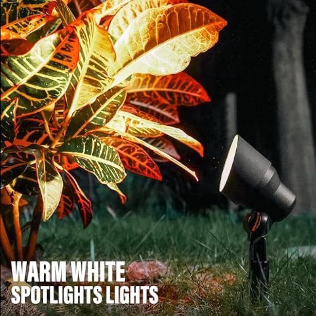 Malibu 6 Watt LED Floodlight, Landscape Lighting Outdoor Spotlight Waterproof Lighting for Driveway, Yard, Lawn, Flood, Garden, Outdoor Lighting