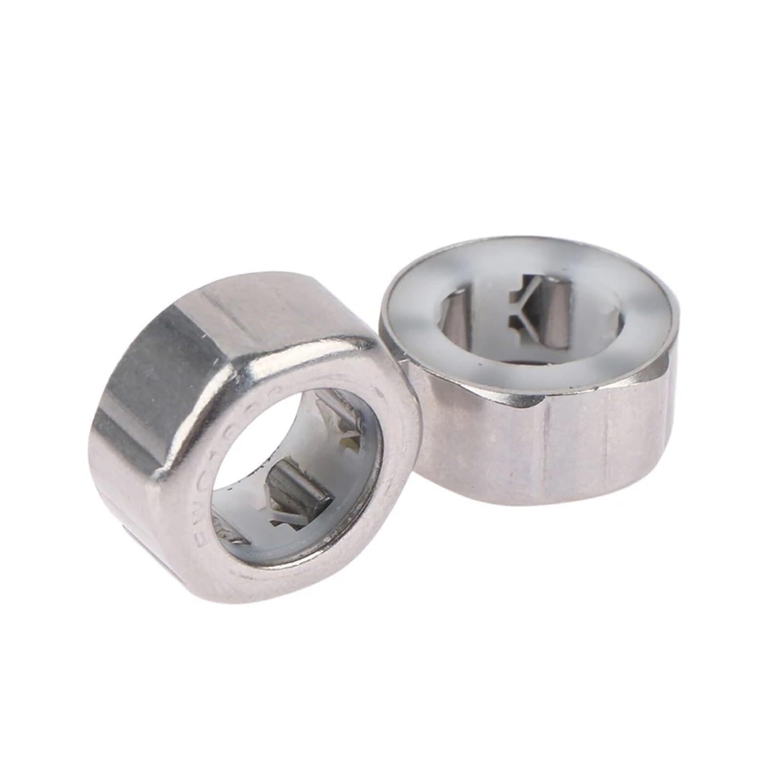 Aspectos, 2 uds 10x17x8mm EWC1008 rodamiento unidireccional de acero inoxidable equipo pesca agujas rodillos