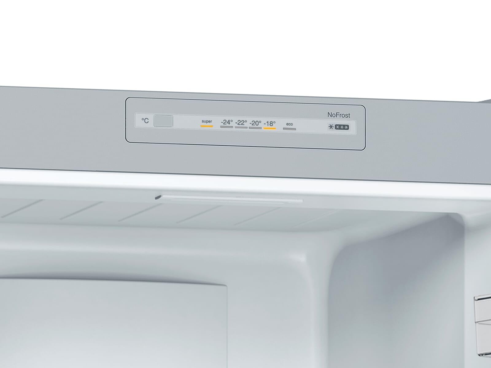 Bosch KGN33NLEB Serie 2 - Frigorífico y congelador (176 x 60 cm, 192 L de refrigeración, 87 L de congelación, no descongelar NoFrost, iluminación LED uniforme, iluminación uniforme