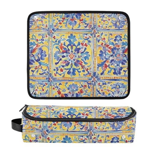 Bolsa viajera para planchas de pelo con tapete resistente miniatura 3