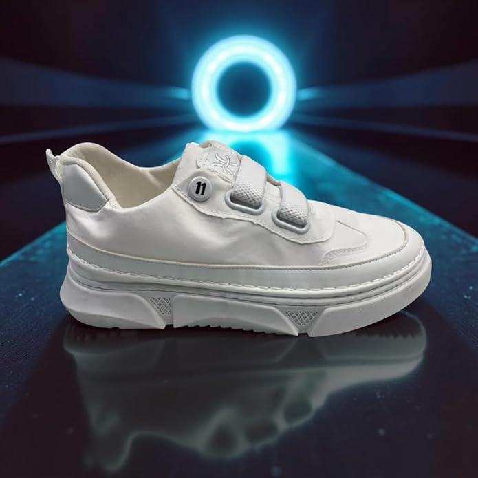 Image of Casual Platform Sneakers for Men, Chunky Sole, Lace-up Design
