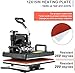 Heat Press- Nurxiovo 8 in 1 Swing Away Heat Press Machine, 12x15 inches Digital Vinyl Transfer, Multipurpose Combo Kit Sublimation Hot Pressing Machine for T Shirts, Mug, Hat, Plate, Cap