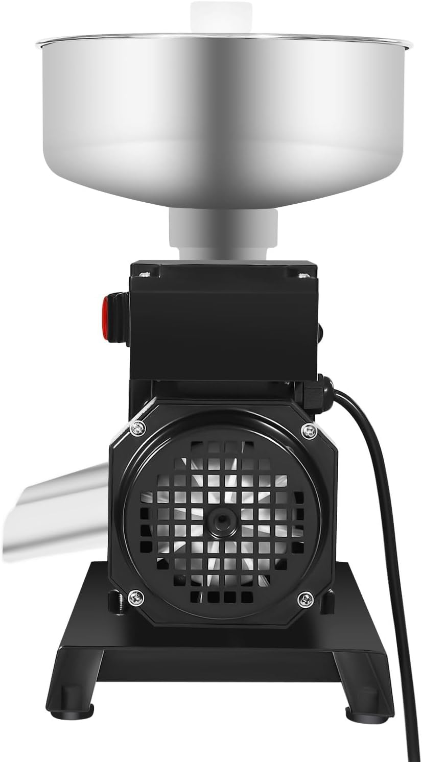 Elektrischer Tomatenabscheider (450 W), Saucenbereiter Aus Edelstahl Mit Großem Trichter, Ideal Für Hausgemachte Tomatensauce, Wurst Und Kibbeh – Das Perfekte Küchengerät