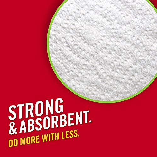 Brawny Tear-A-Square Paper Towels, 12 = 24 Regular Rolls, 3 Sheet Size Options, Quarter Size Sheets, 12 Count, 12 Count (Pack of 1)
