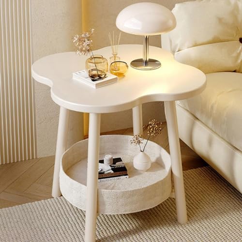Table de chevet avec étagère ouverte petite table d'appoint compacte et pratique