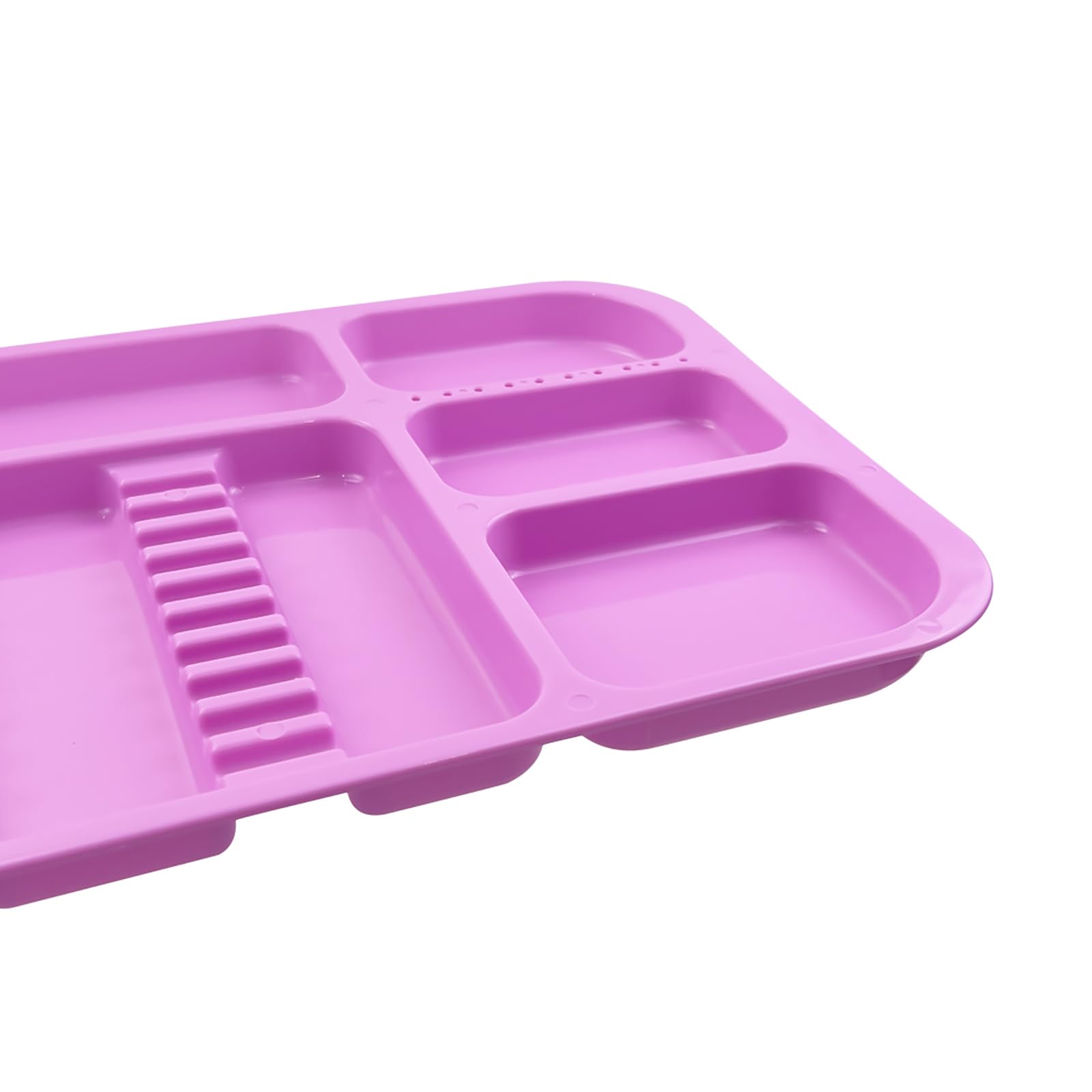 Vassoio diviso per strumenti dentali, 5 pezzi, in plastica autoclavabile, per dentisti, dentisti, vassoi separati, misura B, per tatuaggi medici e saloni di bellezza