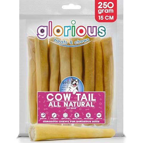 Natural Beef & Cow Tail Dog Chews for Dental Health Cover
