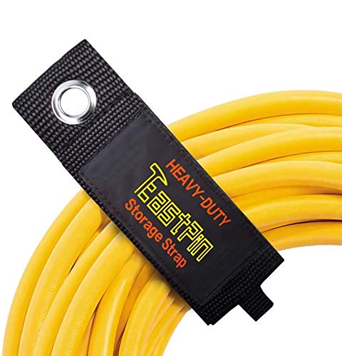 EastPin Heavy-Duty Storage Straps- Hook and Loop Organizer Hanger for Extension Cords, Cables, Hoses, Rope and More for Garage, Home, Shop, Boat and RV Organization (9 Pack (3M+3L+3XL)