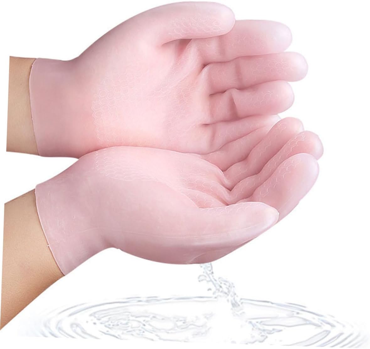 1Pair Sebs Moisturizing Gloves for Hand Care Skin Friendly Covers for Dry Cracked Hands Reusable and Washable Hand Protection for Exfoliation and Hydration
