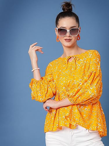 Image of OOMPH! Women's Floral Relaxed Fit Tunic Shirt