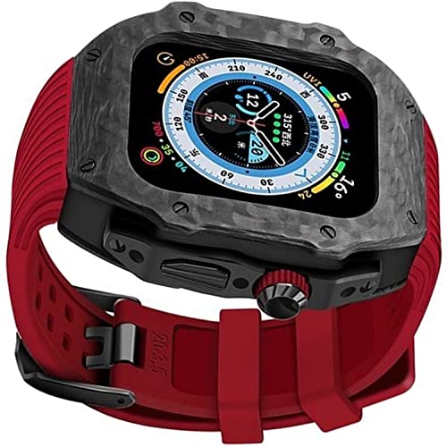 Étui de protection SCHIK étanche en fibre de carbone avec bracelet fluor résistant à la sueur