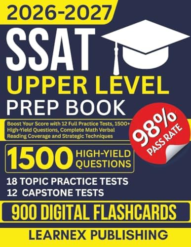 Amazon.co.jp: SSAT Upper Level Prep Book 2026-2027: Boost Your Score ...