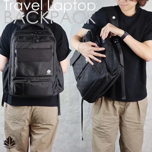 Travel Laptop Backpack for 15.6 Inch Laptop, Slim Lightweight Business Backpack or College Computer Bag with Cooler Pocket & Ergonomic Support3