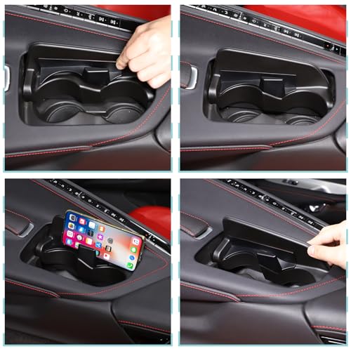 Extensor para portavasos de carro Daeiclru ABS miniatura 7