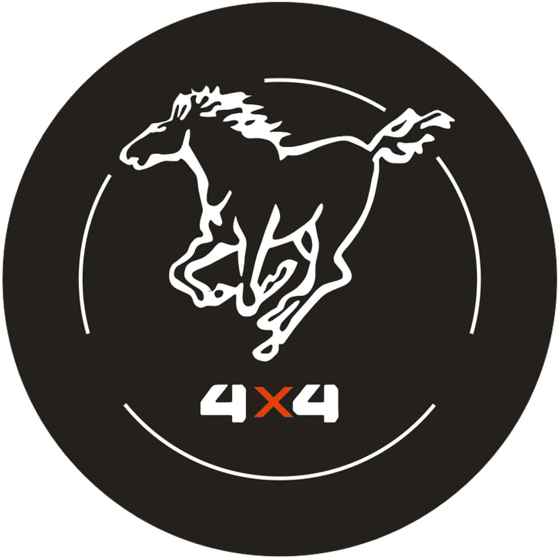 Galloper 4X4 for Ford and Ford Bronco Spare Tire Cover, Spare Wheel Cover, Waterproof Sun-Proof Dust-Proof and Anti-UV Anti-Dirty Non-Scratch Tire Protector (XXL: 315/70R17, 315/70R18)