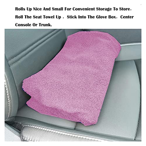 Image of Car Seat Cover Protector Front Seats,for Gym Workout,Running,Swimming,Beach and Hiking,Waterproof Sweat Towel Bucket Seat Covers for Cars SUV Trucks (Pink, 2Pcs)