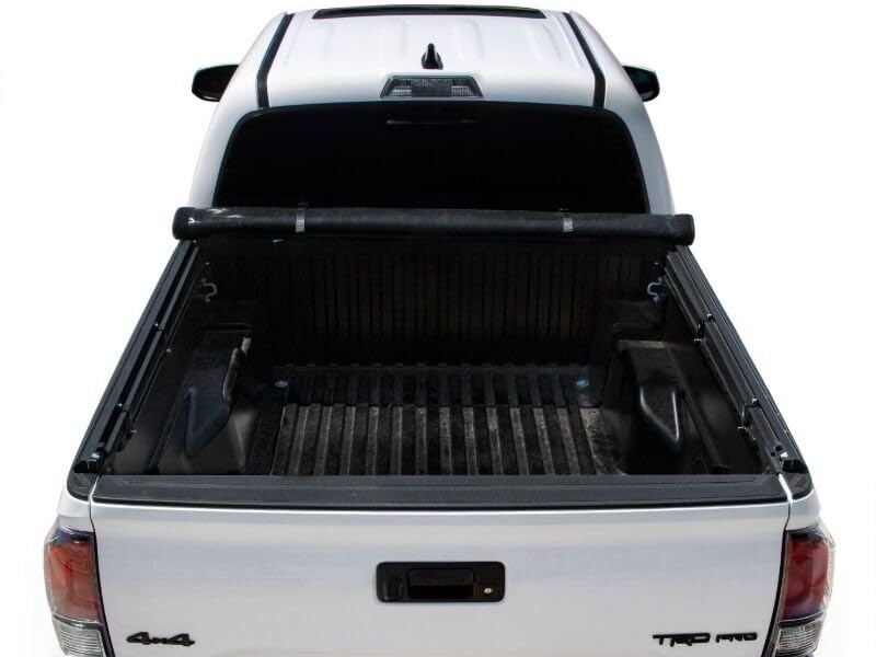 タコマ　2016〜2023 LEERハードシェル Amazon.com: LEER ROLLITUP Soft Rolling Tonneau Cover, Fits 2016