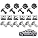 Clip di Fissaggio per Auto Clip Sotto il Coperchio del Motore Sottoscocc del Cambio Set Fissaggio Protezione Sottoscocca Clip Viti Kit Montaggio Fissaggio Viti di Espansione Kit di Ricambio 10PCS