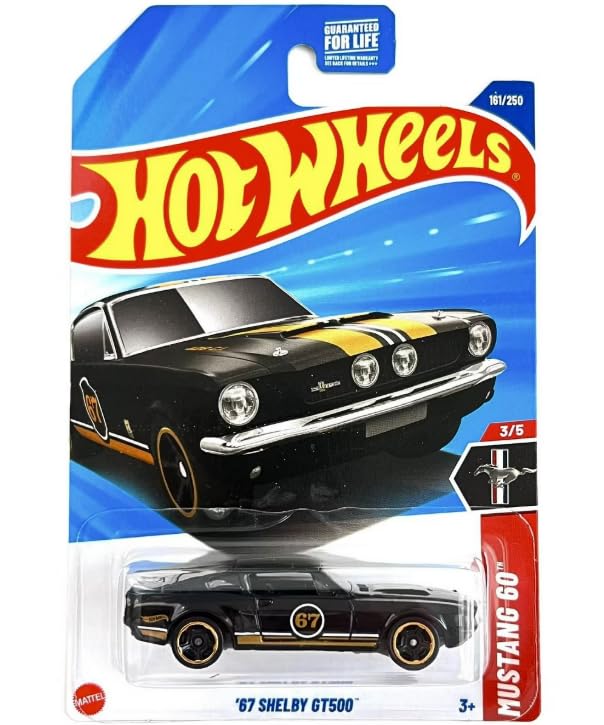 Hot Wheels '67 Shelby GT500 [Black & Gold] Mustang 60 3/5, 161/250