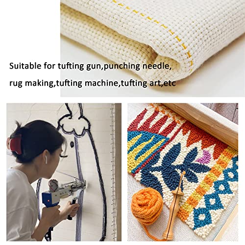 Monks Cloth,Tufting Cloth For Punch Needle,Rug Gun,Tufting Gun,Rug Making,78.7X39.3 Inch(2.1×1Yard) #TOP3